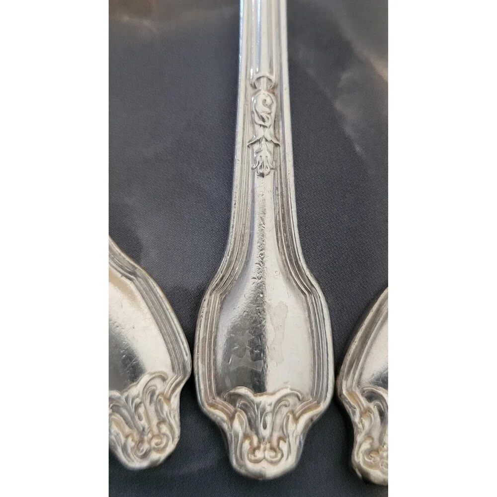 International Silver Co. Silver Plated Cocktail Forks - Set of 3 - 1960s